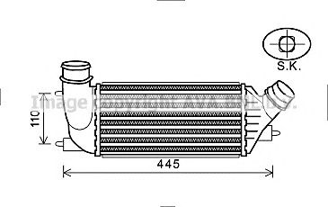 AVA QUALITY COOLING cn4270 -  Интеркулер